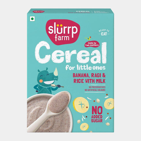 Slurrp Farm Banana, Ragi & Rice Cereal